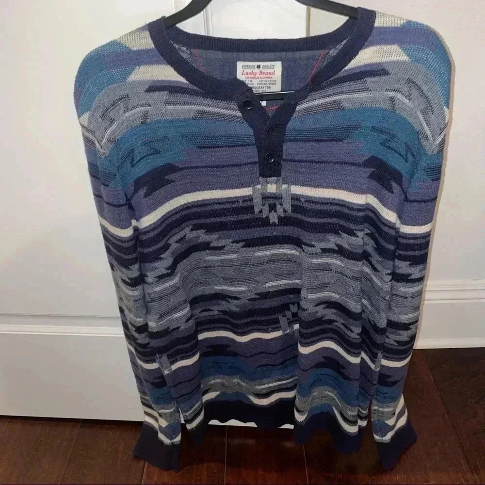 Lucky Brand Knit Henley